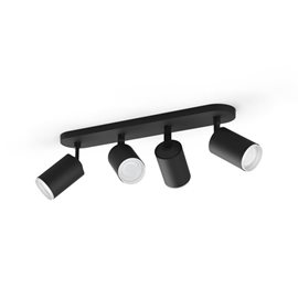 50634/30/P7 Hue WACA Fugato bodové LED svítidlo GU10 4x5,7W 350lm 2000-6500K RGB IP20 černá