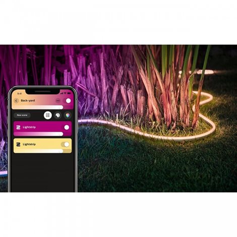 Hue WACA Outdoor LightStrip venkovní LED pásek 2m 1x19W 800lm 2000-6500K RGB IP67, bílý 12