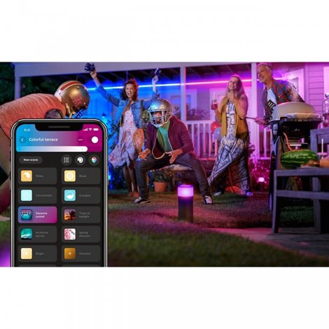 Hue WACA Outdoor LightStrip venkovní LED pásek 2m 1x19W 800lm 2000-6500K RGB IP67, bílý 9