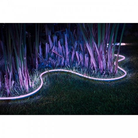 Hue WACA Outdoor LightStrip venkovní LED pásek 2m 1x19W 800lm 2000-6500K RGB IP67, bílý 8