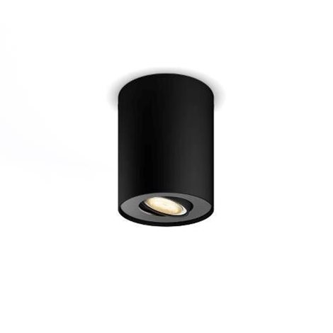 Hue WA Pillar bodové LED svítidlo GU10 5W 350lm 2200-6500K IP20 černá + ovladač 7