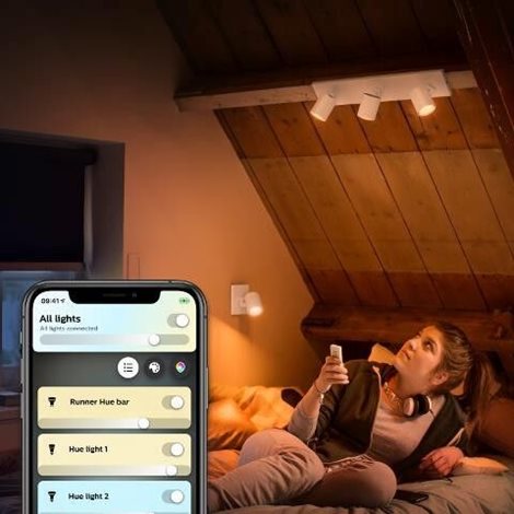 Hue WA Runner bodové LED svítidlo GU10 5W 350lm 2200-6500K IP20 bílá 2