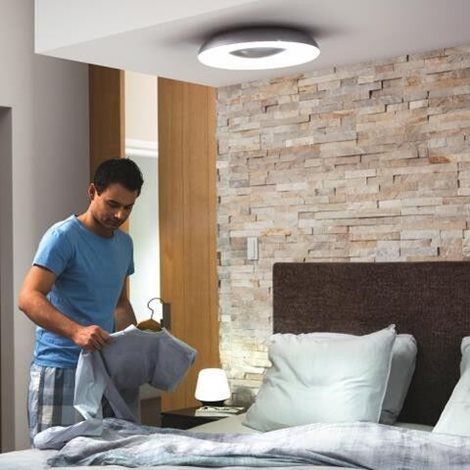 Hue WA Still stropní LED svítidlo 1x32W 2400lm 2200-6500K IP20 39,1cm černá + ovladač 2