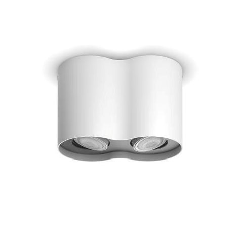 Hue WA Pillar bodové LED svítidlo GU10 2x5W 350lm 2200-6500K IP20 bílá + ovladač 2