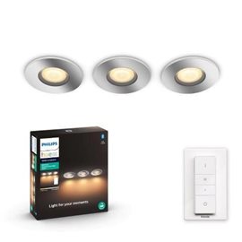 Hue WA Adore koupelnové zápustné LED svítidlo SET  3x5W 350lm 2200-6500K IP44 lesklý chrom + ovladač