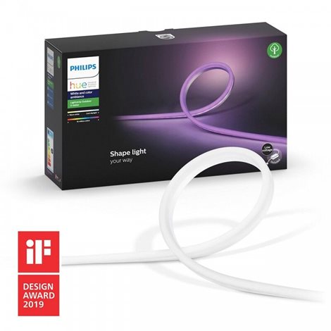 Hue WACA venkovní LED pásek 5m 37,5W 1490lm 2000-6500K RGB IP67 + napájecí jednotka 2