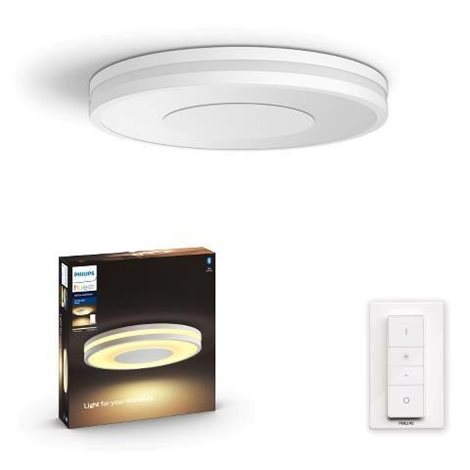 Hue WA Being stropní LED svítidlo 1x32W 2400lm 2200-6500K IP20 34,8cm bílá + ovladač 1