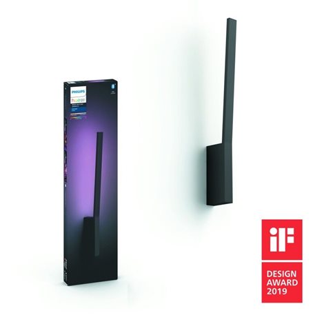 Hue WACA Liane nástěnné LED svítidlo 1x12,2W 850lm 2000-6500K RGB IP20 černá 4