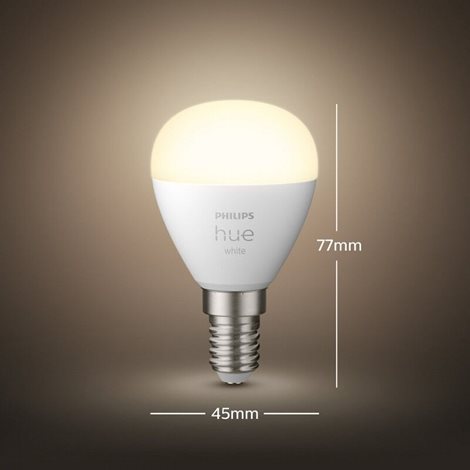Hue White sada 2x LED žárovka E14 P45 5,7W 470lm 2700K IP20 9
