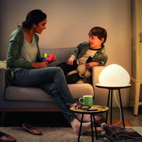 Hue WA Wellner stolní LED lampa E27 1x6W 800lm 2200-6500K IP20 bílá + ovladač 5