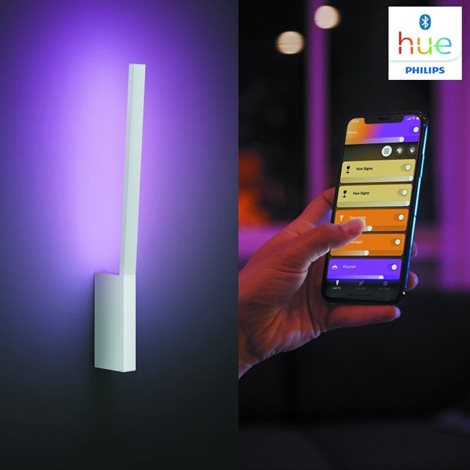 Hue WACA Liane nástěnné LED svítidlo 1x12,2W 850lm 2000-6500K RGB IP20 bílá 10