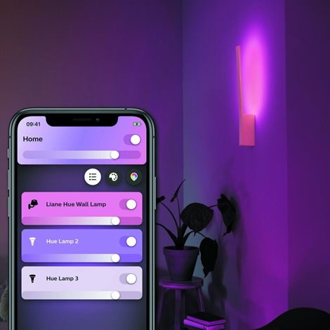 Hue WACA Liane nástěnné LED svítidlo 1x12,2W 850lm 2000-6500K RGB IP20 bílá 6