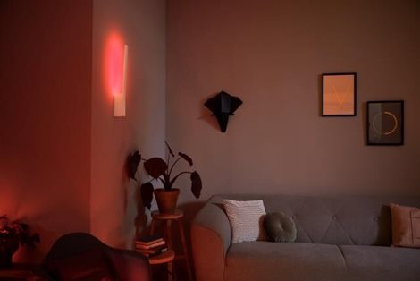 Hue WACA Liane nástěnné LED svítidlo 1x12,2W 850lm 2000-6500K RGB IP20 bílá 9