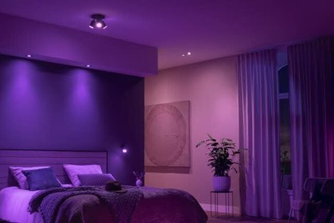 Hue WACA Centura podhledové svítidlo LED GU10 1x5.7W 350lm 2000-6500K RGB IP20 kulaté hliník 14