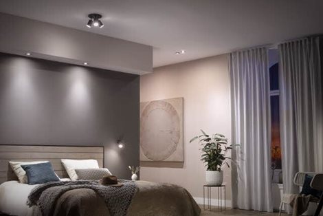 Hue WACA Centura podhledové svítidlo LED GU10 1x5.7W 350lm 2000-6500K RGB IP20 kulaté hliník 9