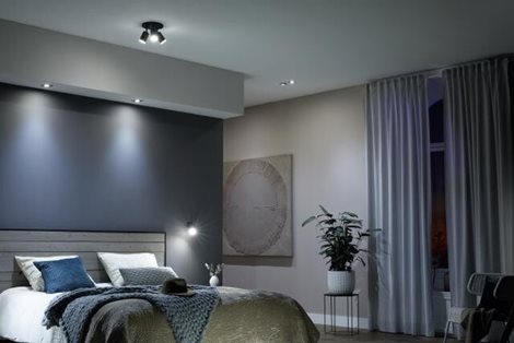 Hue WACA Centura podhledové svítidlo LED GU10 1x5.7W 350lm 2000-6500K RGB IP20 kulaté hliník 12