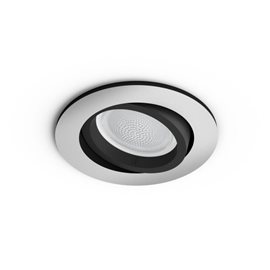 Hue WACA Centura podhledové svítidlo LED GU10 1x5.7W 350lm 2000-6500K RGB IP20 kulaté hliník