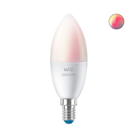 WiZ LED žárovka E14 C37 4,9W 470lm 2200-6500K RGB IP20, stmívatelná 1