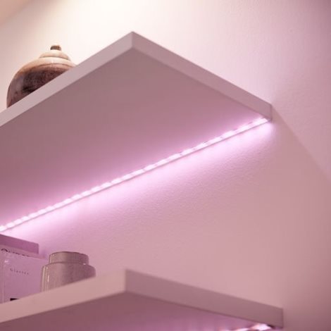 WiZ Startovací sada LED pásek 2m s napájecí jednotkou 20W 1600lm 2700-6500K RGB IP20 + ovladač 8