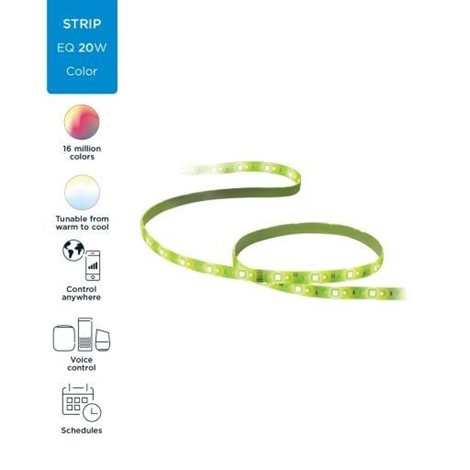 WiZ Startovací sada LED pásek 2m s napájecí jednotkou 20W 1600lm 2700-6500K RGB IP20 + ovladač 10