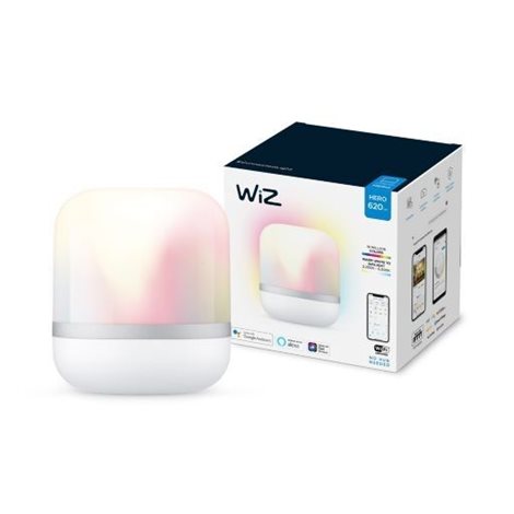 WiZ Hero stolní LED lampa 1x9W 620lm 2200-6500K RGB IP20, bílá 2