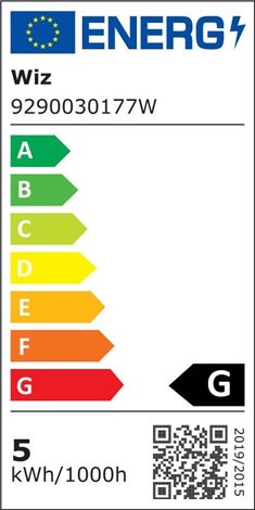 WiZ LED žárovka filament amber E14 C35 4,9W 370lm 2000-5000K IP20, stmívatelná 10