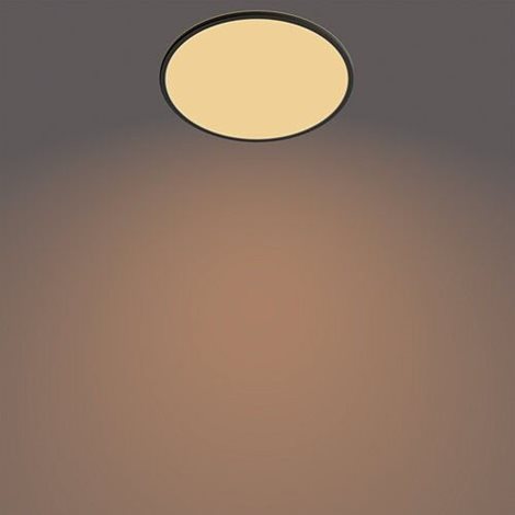Superslim CL550 přisazené LED svítidlo 1x22W 2000lm 2700K IP20 43cm, krokově stmívatelné, černé 4