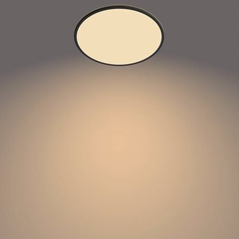 Superslim CL550 přisazené LED svítidlo 1x22W 2000lm 2700K IP20 43cm, krokově stmívatelné, černé 7