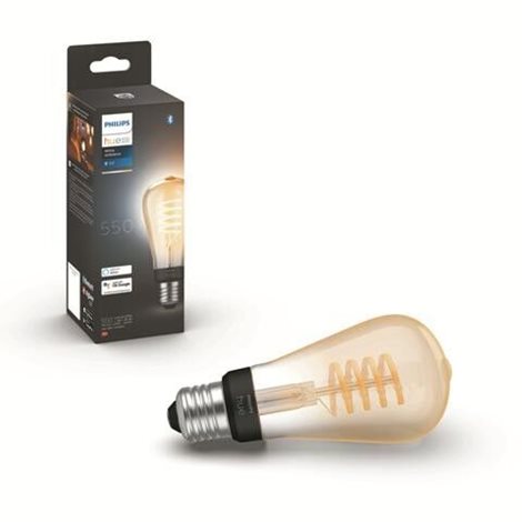 Hue WA Filamentová LED žárovka E27 ST64 7W 550lm 2200-4500K IP20 1