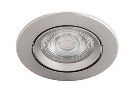 Sparkle podhledové LED svítidlo 1x5W 350lm 2700K IP20 8,5cm kulaté stmívatelné, nikl