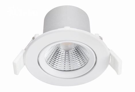 Sparkle podhledové LED svítidlo 1x5,5W 350lm 2700K IP20 8,5cm kulaté stmívatelné, bílé 1