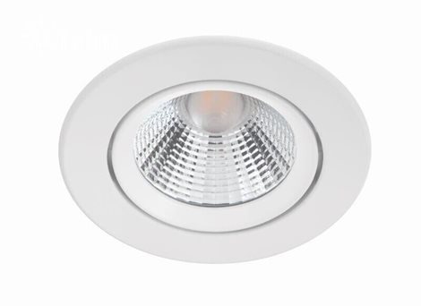 Sparkle podhledové LED svítidlo 1x5,5W 350lm 2700K IP20 8,5cm kulaté stmívatelné, bílé 2