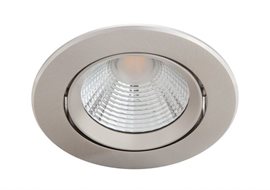 Sparkle podhledové LED svítidlo 1x5,5W 350lm 2700K IP20 8,5cm kulaté stmívatelné, nikl