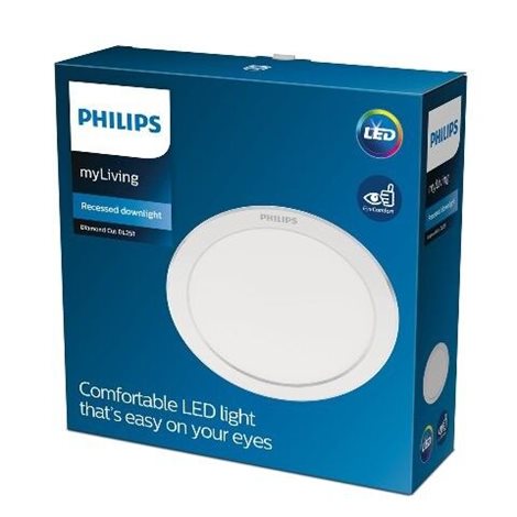 DIAMOND podhledové LED svítidlo 17W 1500lm 3000K 16,5cm kulaté IP20, bílé 2