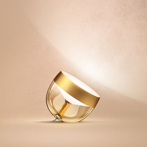 Hue Iris BT STOLNÍ LAMPA LED 8,1W 570lm 2000-6500K, 16mil. barev, zlatá - LIMITOVANÁ EDICE 3