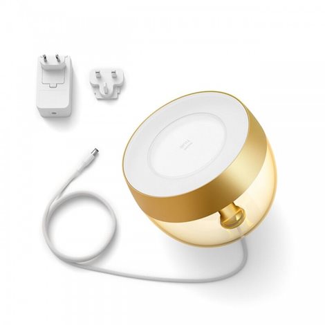 Hue Iris BT STOLNÍ LAMPA LED 8,1W 570lm 2000-6500K, 16mil. barev, zlatá - LIMITOVANÁ EDICE 4