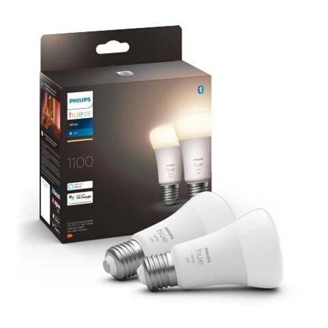 Hue White sada 2x žárovka LED E27 A60 9,5W 1100lm 2700K IP20 1