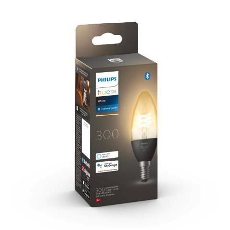 Hue White Filament LED žárovka E14 B39 4,5W 300lm 2100K IP20 9