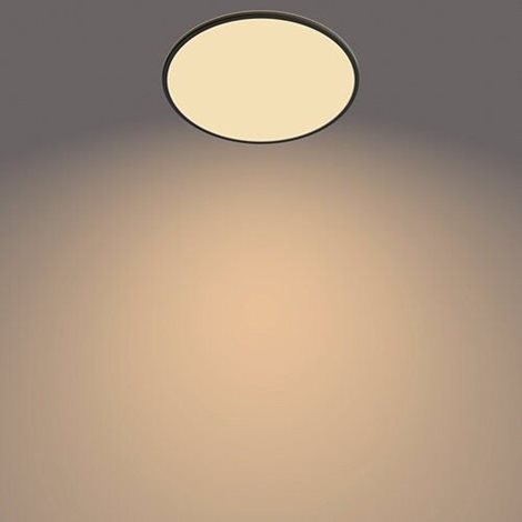 Superslim CL550 přisazené LED svítidlo 36W 3600lm 2700K krokové stmívání IP20 55cm, černé 2