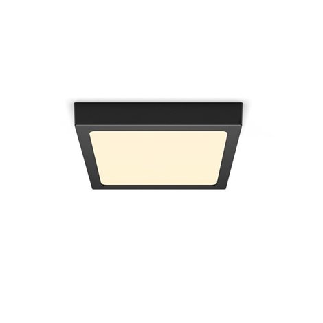 Magneos přisazené LED svítidlo 1x12W 1150lm 2700K IP20 hranaté 21cm, černé 7