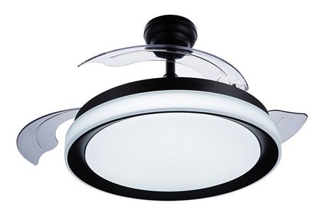 Bliss stropní svítidlo s ventilátorem 28W (větrák) + 35W (světlo) 4500lm 2700/4000/5500K 51cm, černé 1