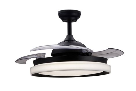 Bliss stropní svítidlo s ventilátorem 28W (větrák) + 35W (světlo) 4500lm 2700/4000/5500K 51cm, černé 2