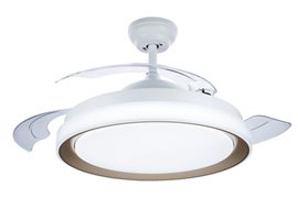 Bliss stropní svítidlo s ventilátorem 28W (větrák) + 35W (světlo) 4500lm 2700/4000/5500K 51cm, zlaté