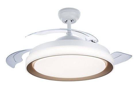 Bliss stropní svítidlo s ventilátorem 28W (větrák) + 35W (světlo) 4500lm 2700/4000/5500K 51cm, zlaté 4