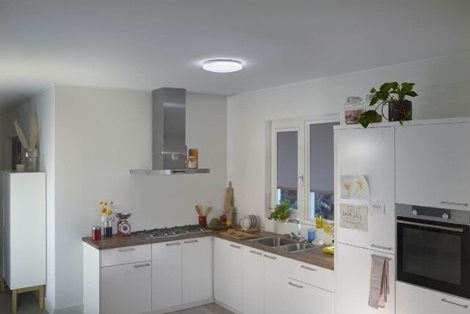 WiZ Adria přisazené LED svítidlo 1x17W 1700lm 4000K IP20 32cm, bílé 3