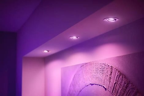 HUE WACA Centura zápustné LED svítidlo 3x GU10 5,7W 350lm 2000-6500K RGB kulaté IP20 bílé 6