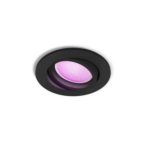 Hue WACA Centura podhledové LED svítidlo GU10 5,7W 350lm 2000-6500K RGB IP20 kulaté, černé 4