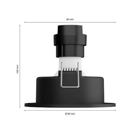 Hue WACA Centura podhledové LED svítidlo GU10 5,7W 350lm 2000-6500K RGB IP20 kulaté, černé 2