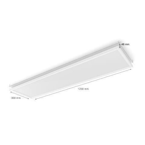 HUE WACA Surimu stropní LED panel 60W 4150lm 2000-6500K RGB 120x30cm IP20, bílý 5