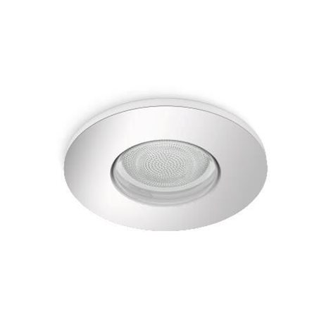 HUE WACA Xamento podhledové LED svítidlo 1x GU10 5,7W 350lm 2000-6500K RGB IP44, chrom 1